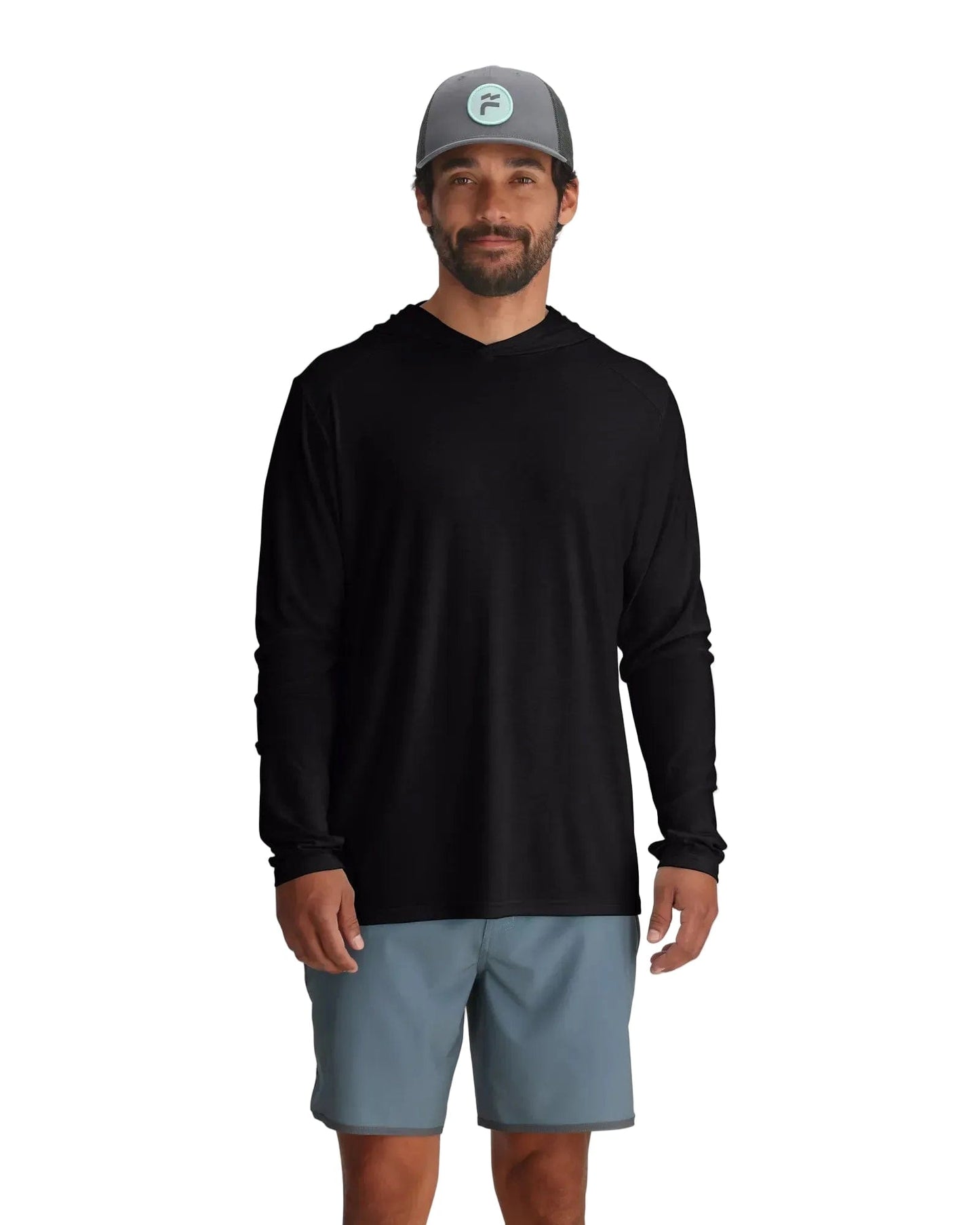 Free Fly T-Shirts S / Black Free Fly - Men's Bamboo Shade Hoodie