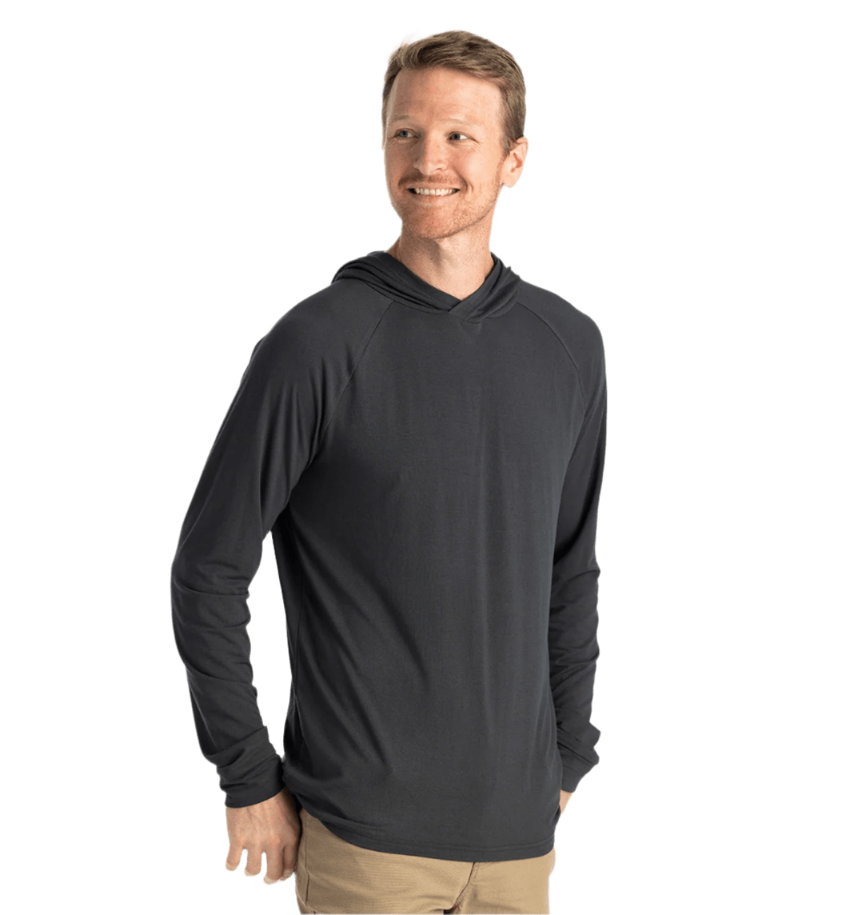 Free Fly T-shirts S / Black Sand Free Fly - Men's Bamboo Flex Hoodie