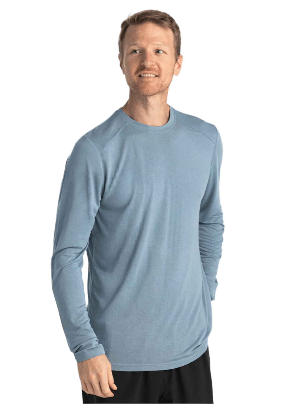 Free Fly T-shirts S / Blue Fog Free Fly - Men's Bamboo Lightweight Long Sleeve