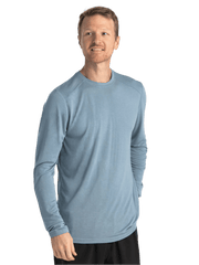 Free Fly T-shirts S / Blue Fog Free Fly - Men's Bamboo Lightweight Long Sleeve