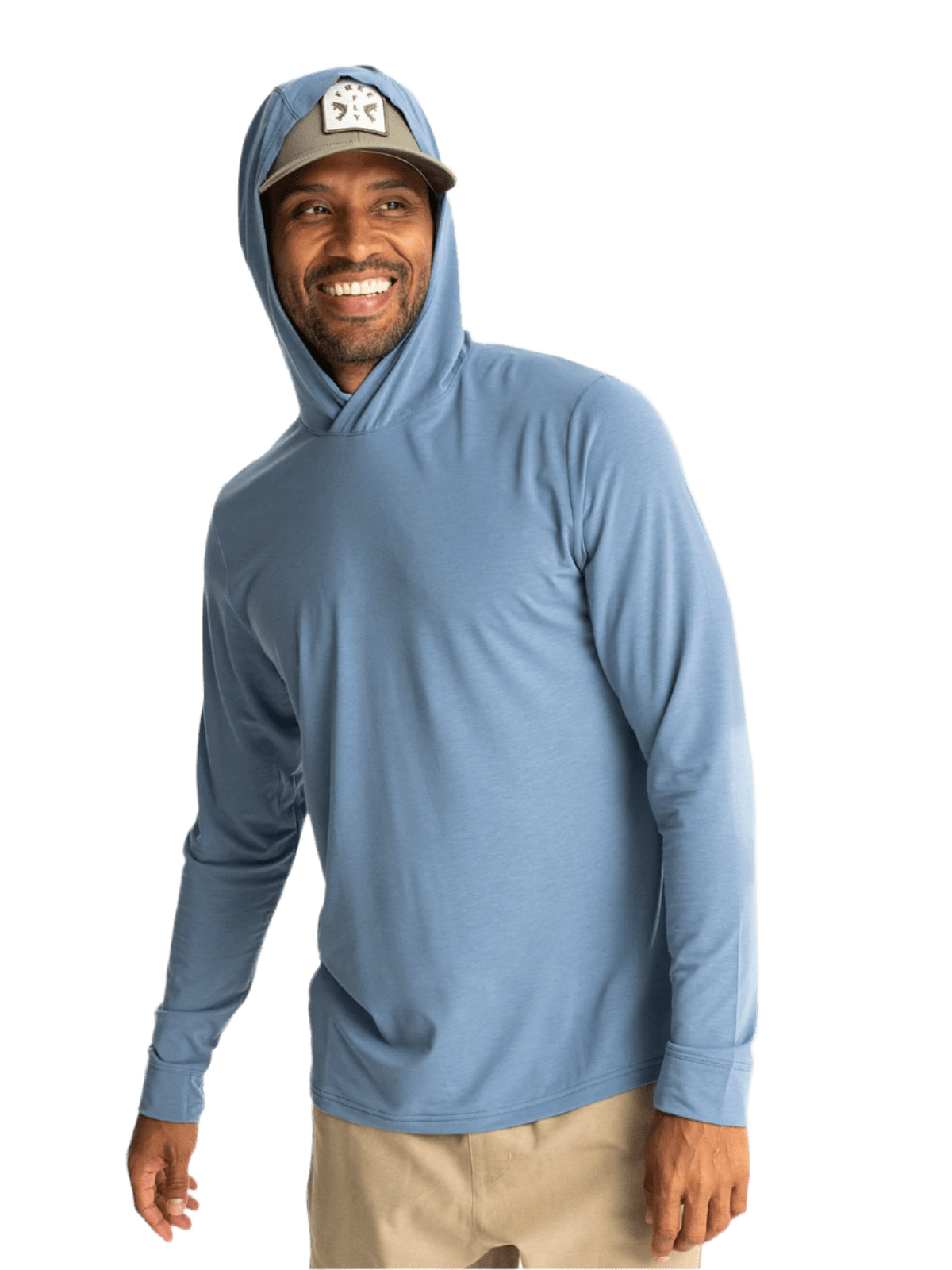 Free Fly T-shirts S / Bluestone Free Fly - Men's Elevate Lightweight Hoodie