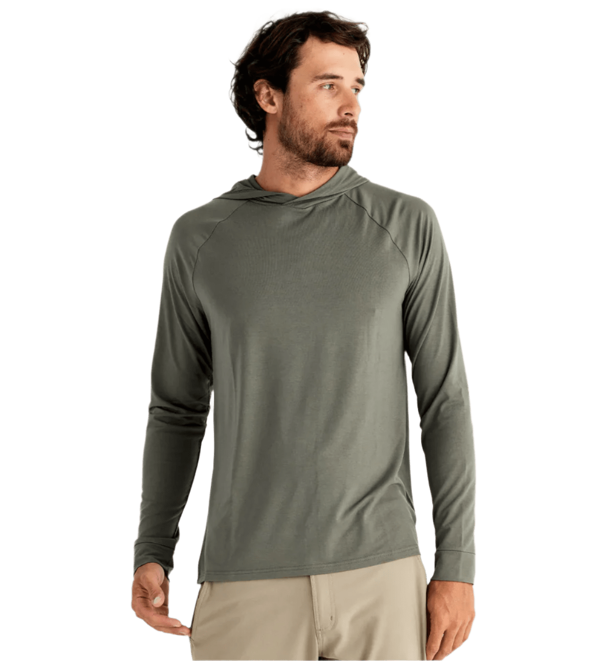 Free Fly T-shirts S / Fatigue Free Fly - Men's Bamboo Flex Hoodie