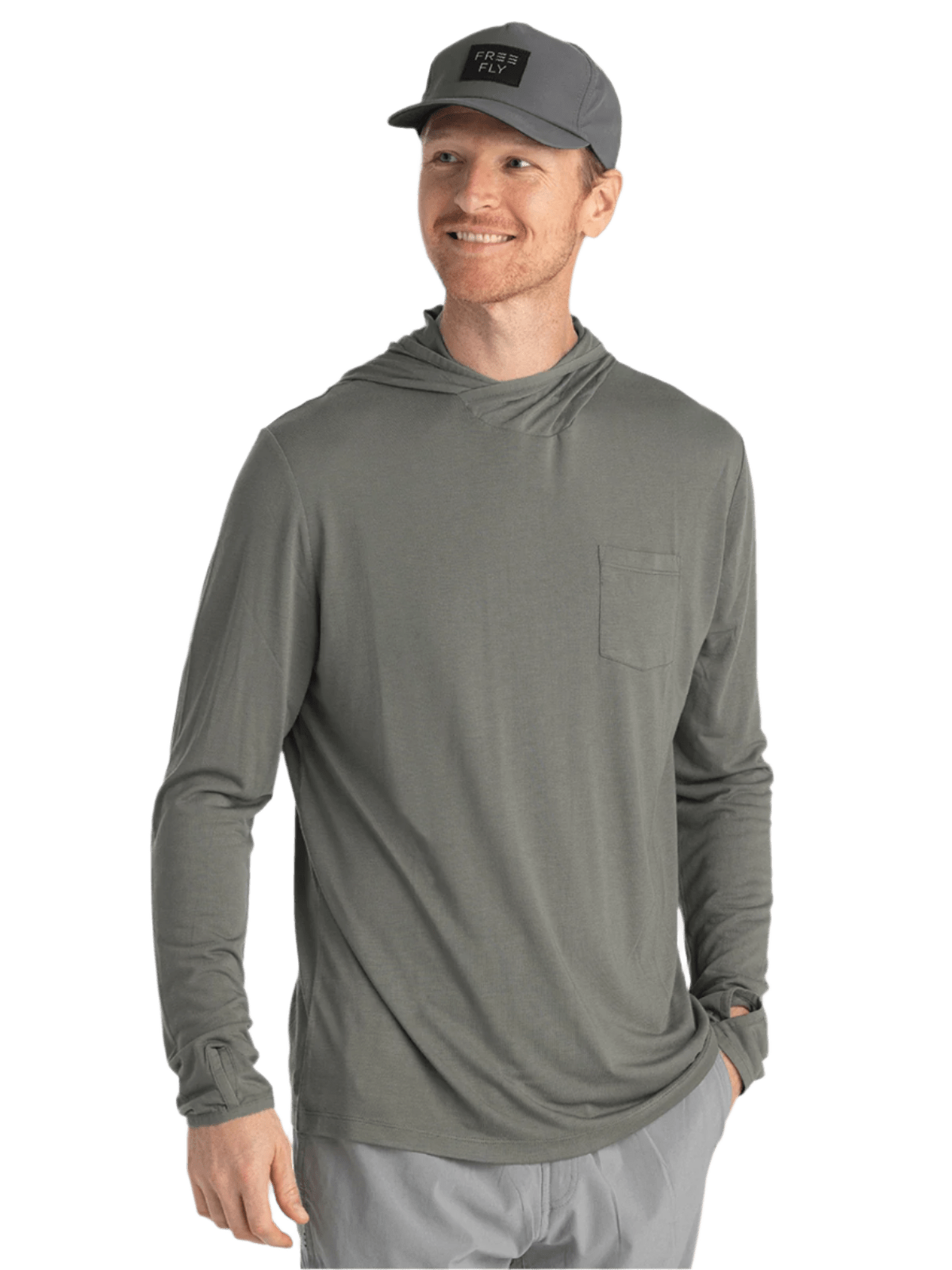 Free Fly T-shirts S / Fatigue Free Fly - Men's Bamboo Lightweight Hoodie
