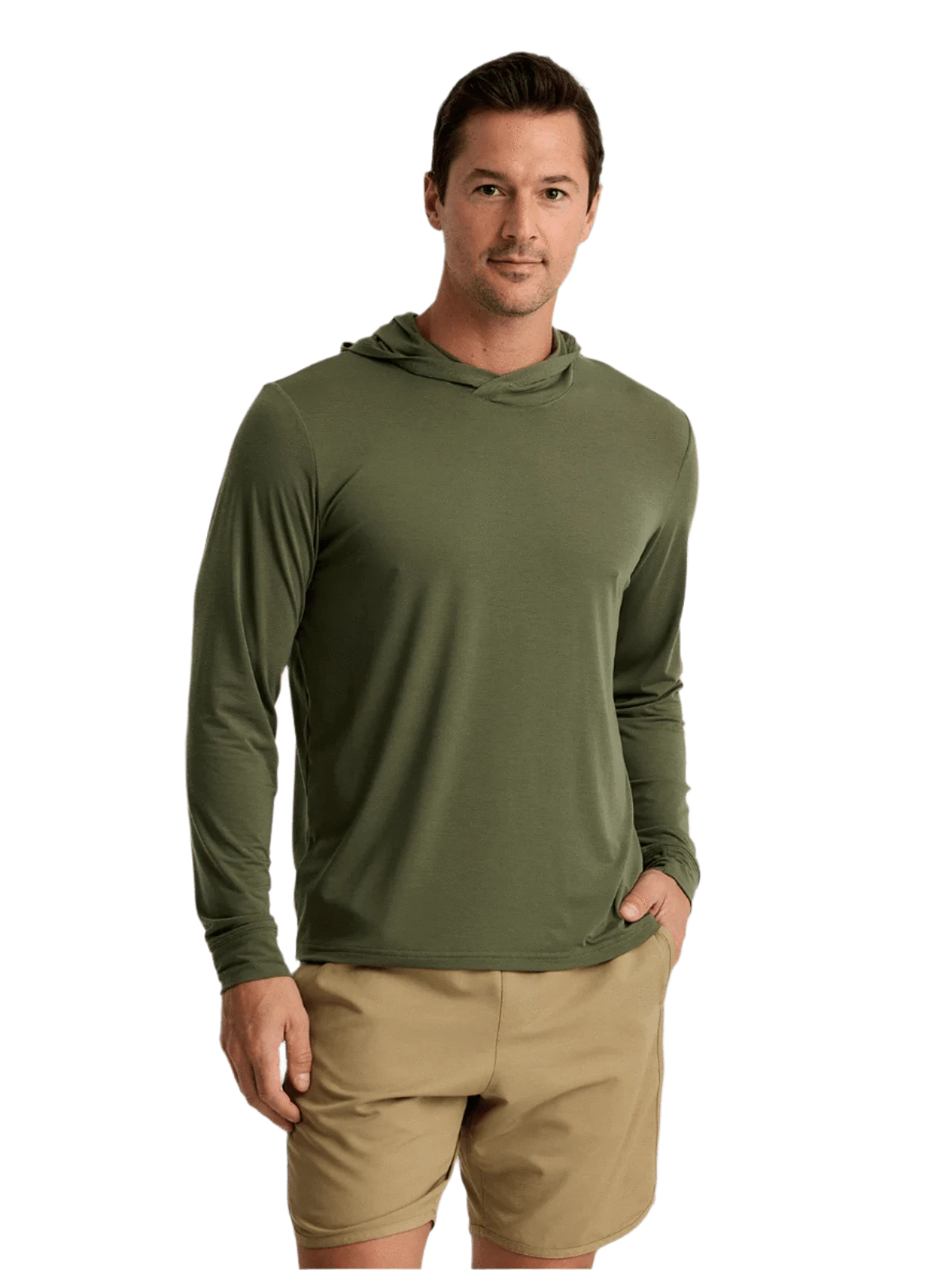 Free Fly T-shirts S / Fatigue Free Fly - Men's Elevate Lightweight Hoodie