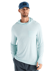 Free Fly T-shirts S / Glacier Free Fly - Men's Bamboo Lightweight Hoodie