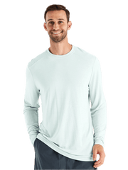 Free Fly T-shirts S / Glacier Free Fly - Men's Bamboo Lightweight Long Sleeve