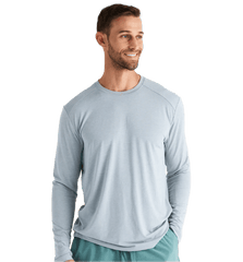 Free Fly T-shirts S / Heather Aspen Grey Free Fly - Men's Bamboo Shade Long Sleeve