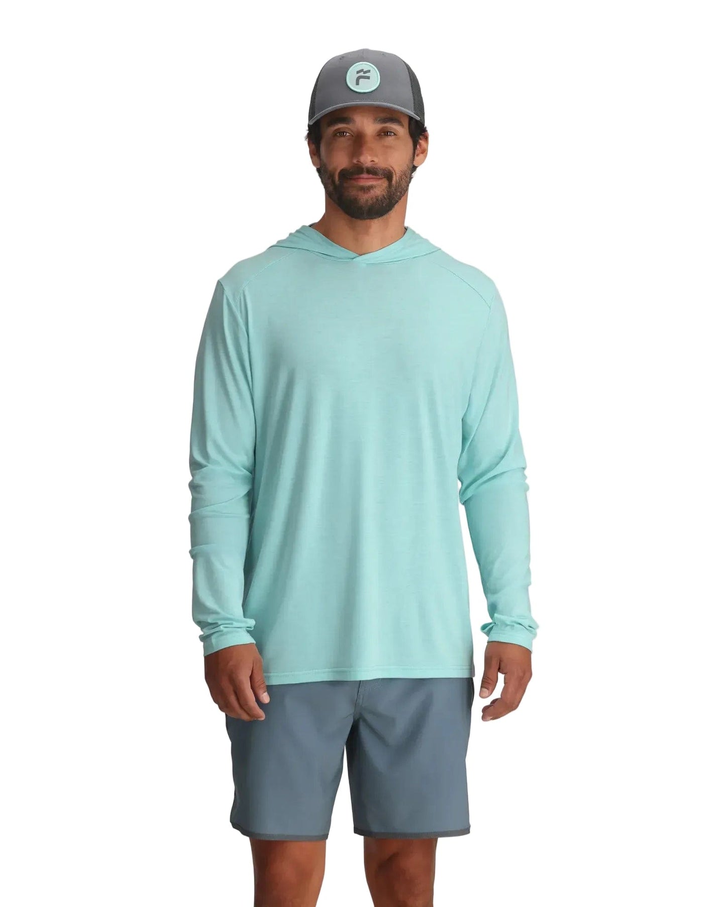 Free Fly T-Shirts S / Heather Bahama Blue Free Fly - Men's Bamboo Shade Hoodie