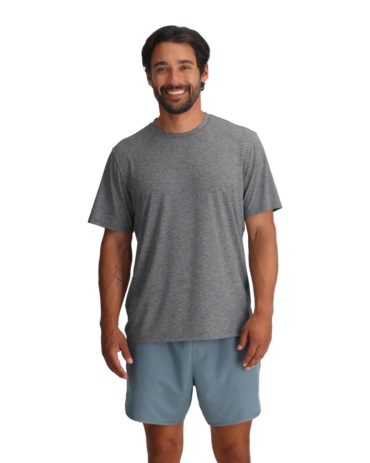 Free Fly T-Shirts S / Heather Grey Free Fly - Men's Elevate Lightweight Tee