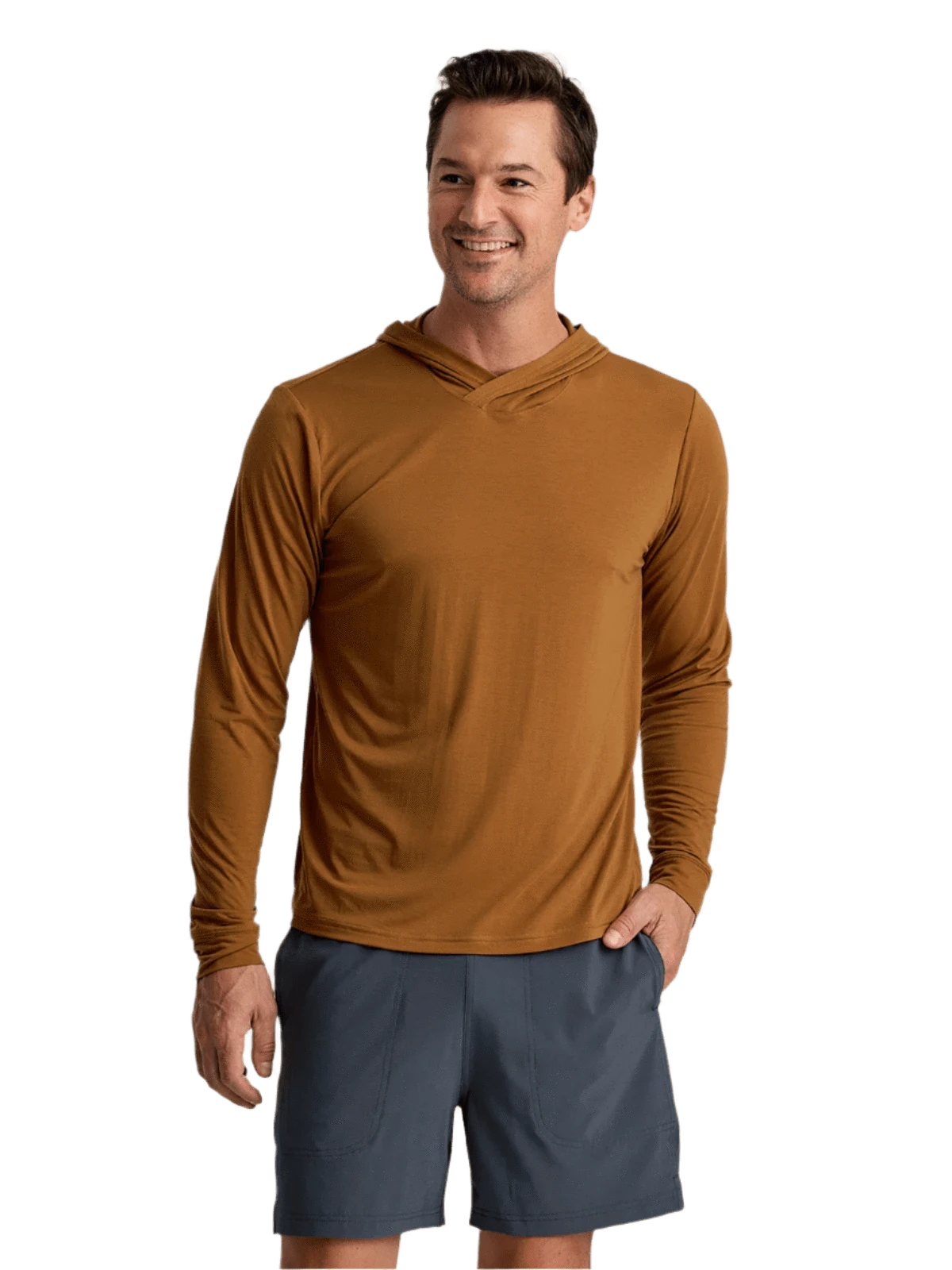 Free Fly T-shirts S / Heather Russet Free Fly - Men's Bamboo Shade Hoodie