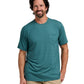 Free Fly T-Shirts S / Heather Sea Pine Free Fly - Men's Bamboo Flex Pocket Tee
