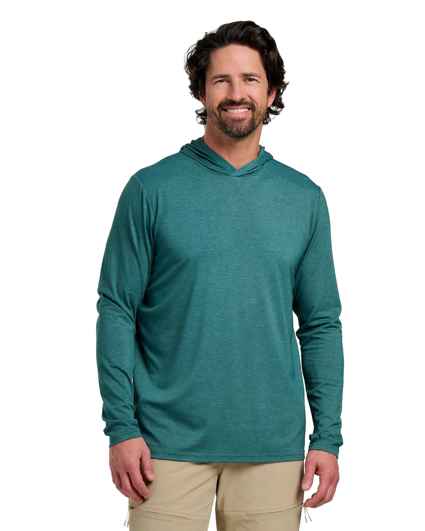 Free Fly T-Shirts S / Heather Sea Pine Free Fly - Men's Bamboo Shade Hoodie