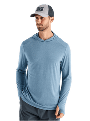 Free Fly T-shirts S / Heather Slate Blue Free Fly - Men's Bamboo Shade Hoodie