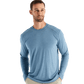 Free Fly T-shirts S / Heather Slate Blue Free Fly - Men's Bamboo Shade Long Sleeve