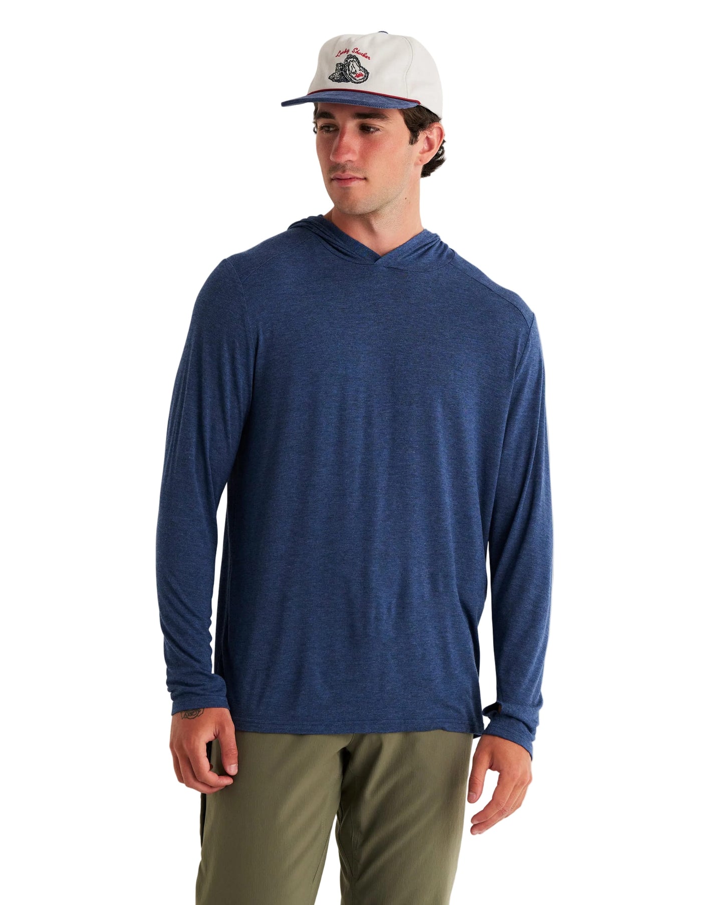 Free Fly T-Shirts S / Heather True Navy Free Fly - Men's Bamboo Shade Hoodie