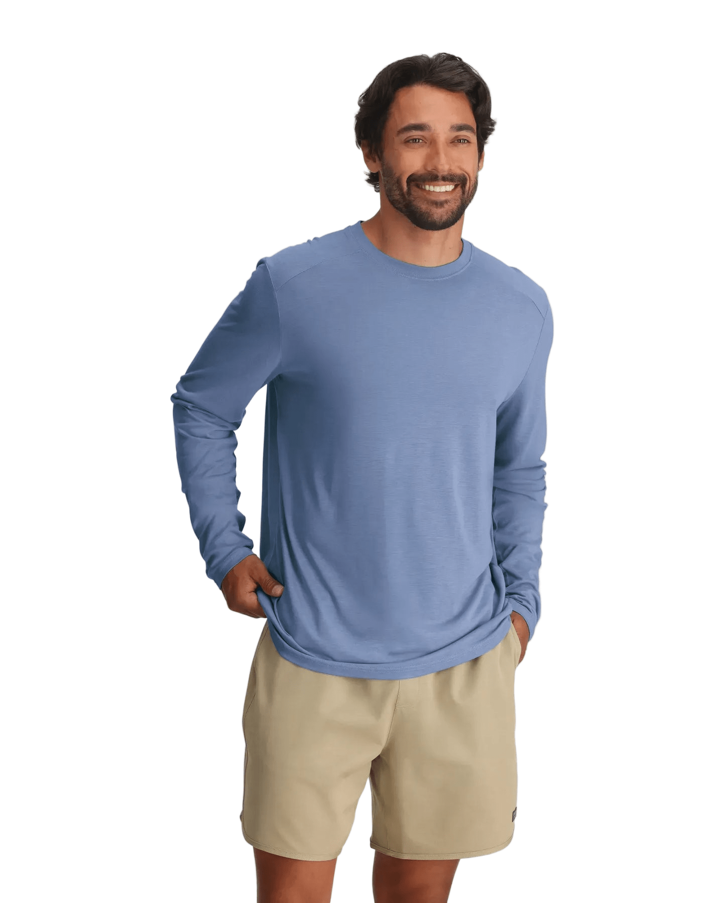 Free Fly T-Shirts S / Last Light Free Fly - Men's Bamboo Lightweight Long Sleeve