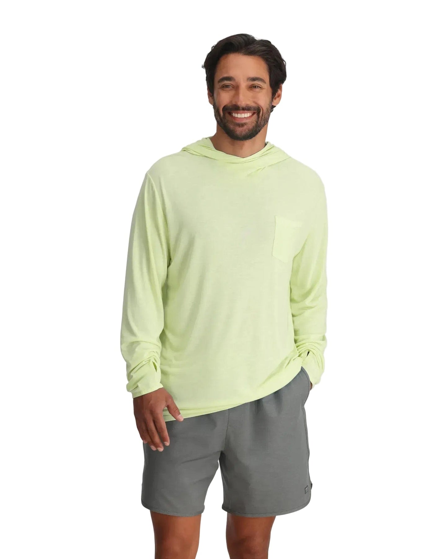 Free Fly T-Shirts S / Lime Free Fly - Men's Bamboo Lightweight Hoodie