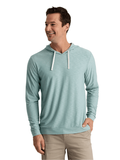 Free Fly T-Shirts S / Ocean Mist Free Fly - Men's Bamboo Slub Hoodie II