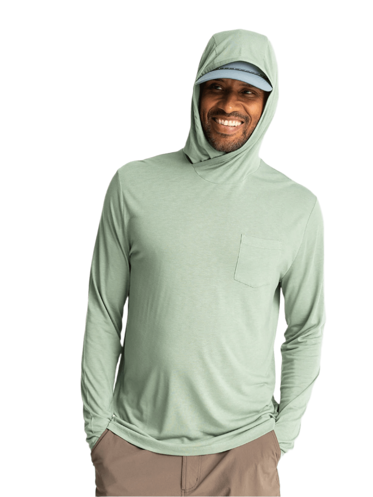 Free Fly T-shirts S / Palm Green Free Fly - Men's Bamboo Lightweight Hoodie