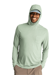 Free Fly T-shirts S / Palm Green Free Fly - Men's Bamboo Lightweight Hoodie