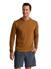 Free Fly T-shirts S / Russet Free Fly - Men's Elevate Lightweight Hoodie