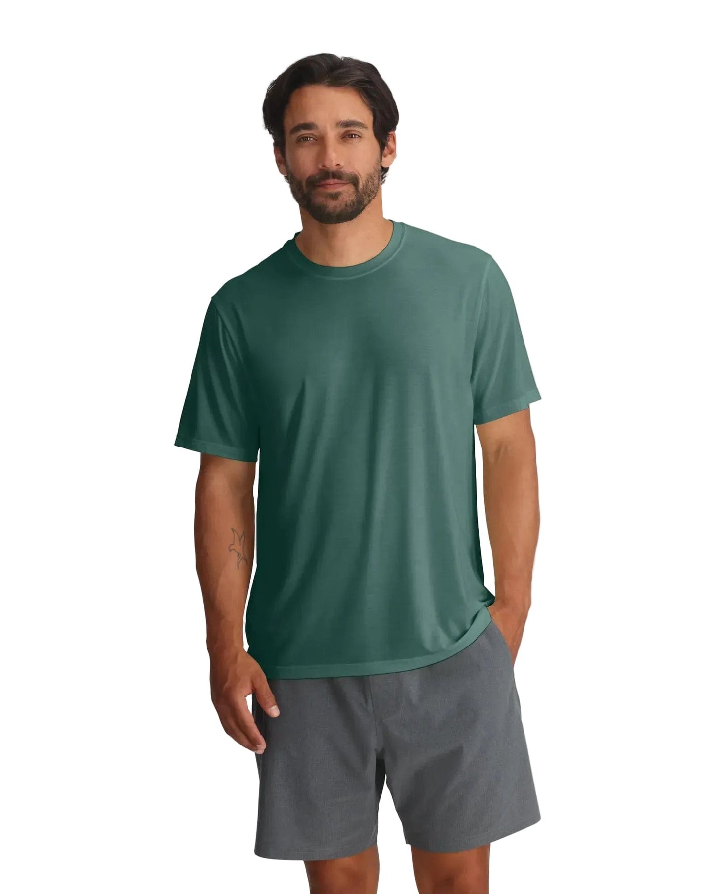 Free Fly T-Shirts S / Sea Pine Free Fly - Men's Elevate Lightweight Tee