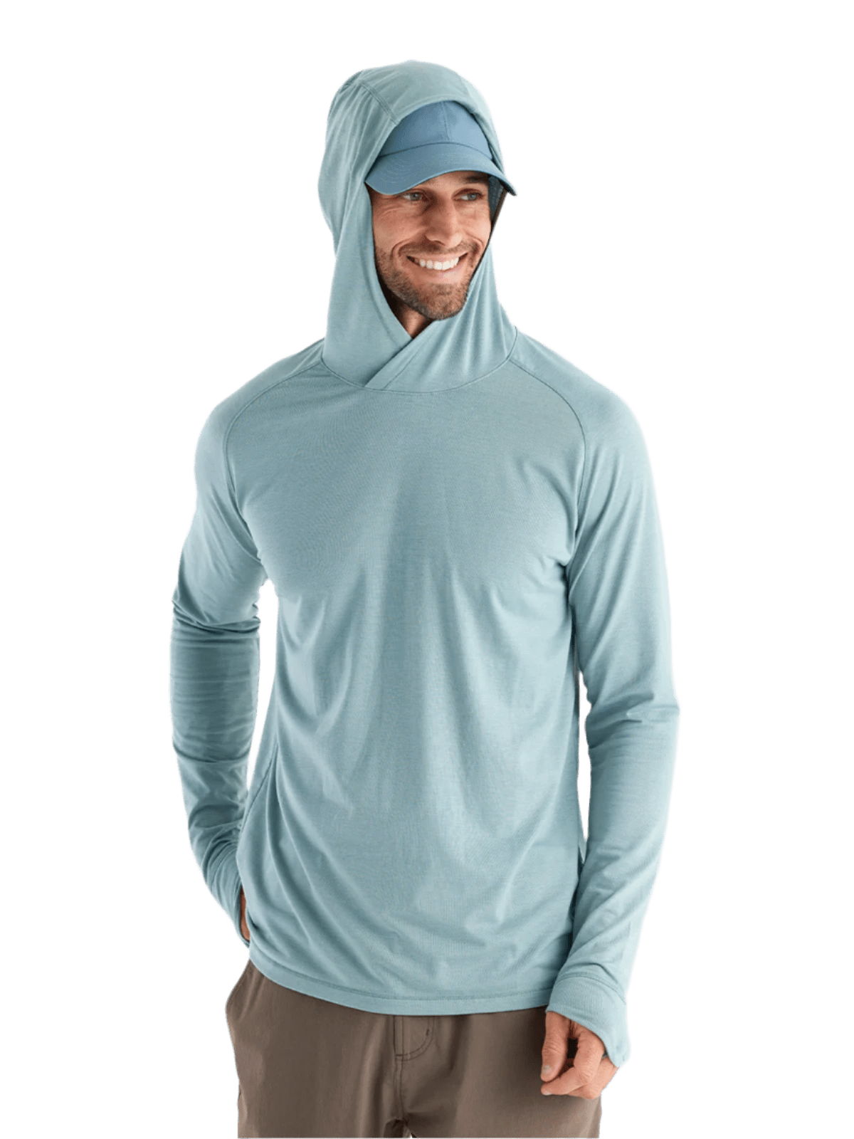 Free Fly T-shirts S / Shale Green Free Fly - Men's Elevate Hoodie