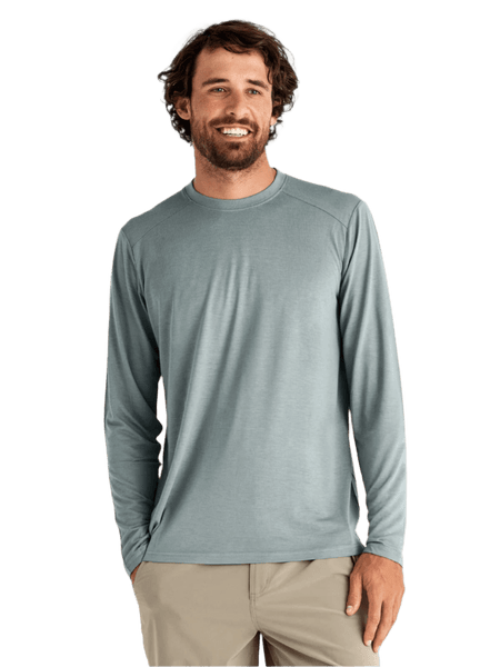 Free Fly T-shirts S / Slate Free Fly - Men's Bamboo Lightweight Long Sleeve