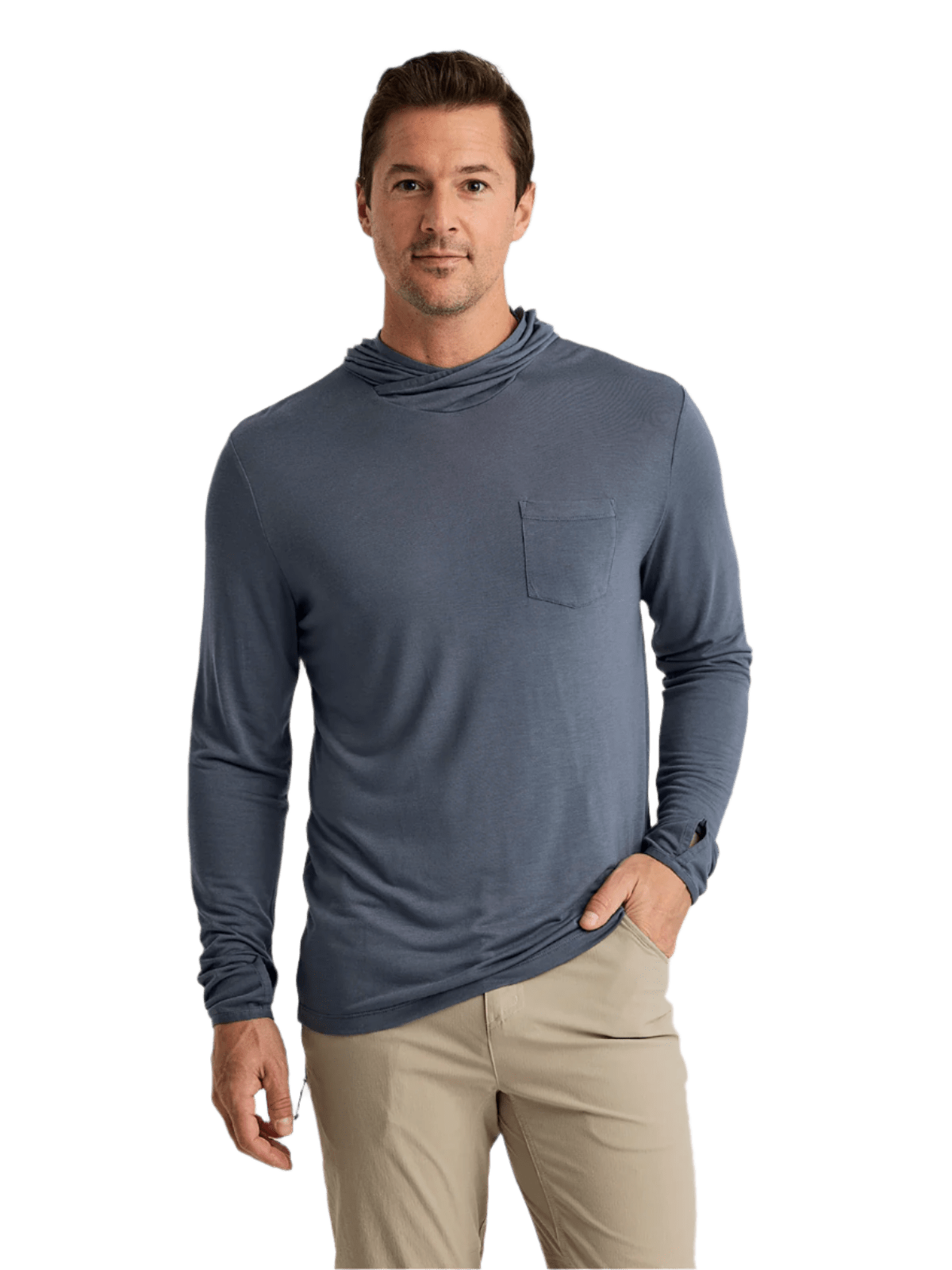 Free Fly T-shirts S / Storm Cloud Free Fly - Men's Bamboo Lightweight Hoodie