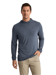 Free Fly T-shirts S / Storm Cloud Free Fly - Men's Bamboo Lightweight Hoodie