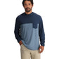 Free Fly T-Shirts S / True Navy/Blue Fog Free Fly - Men's Bamboo Hybrid Hoodie
