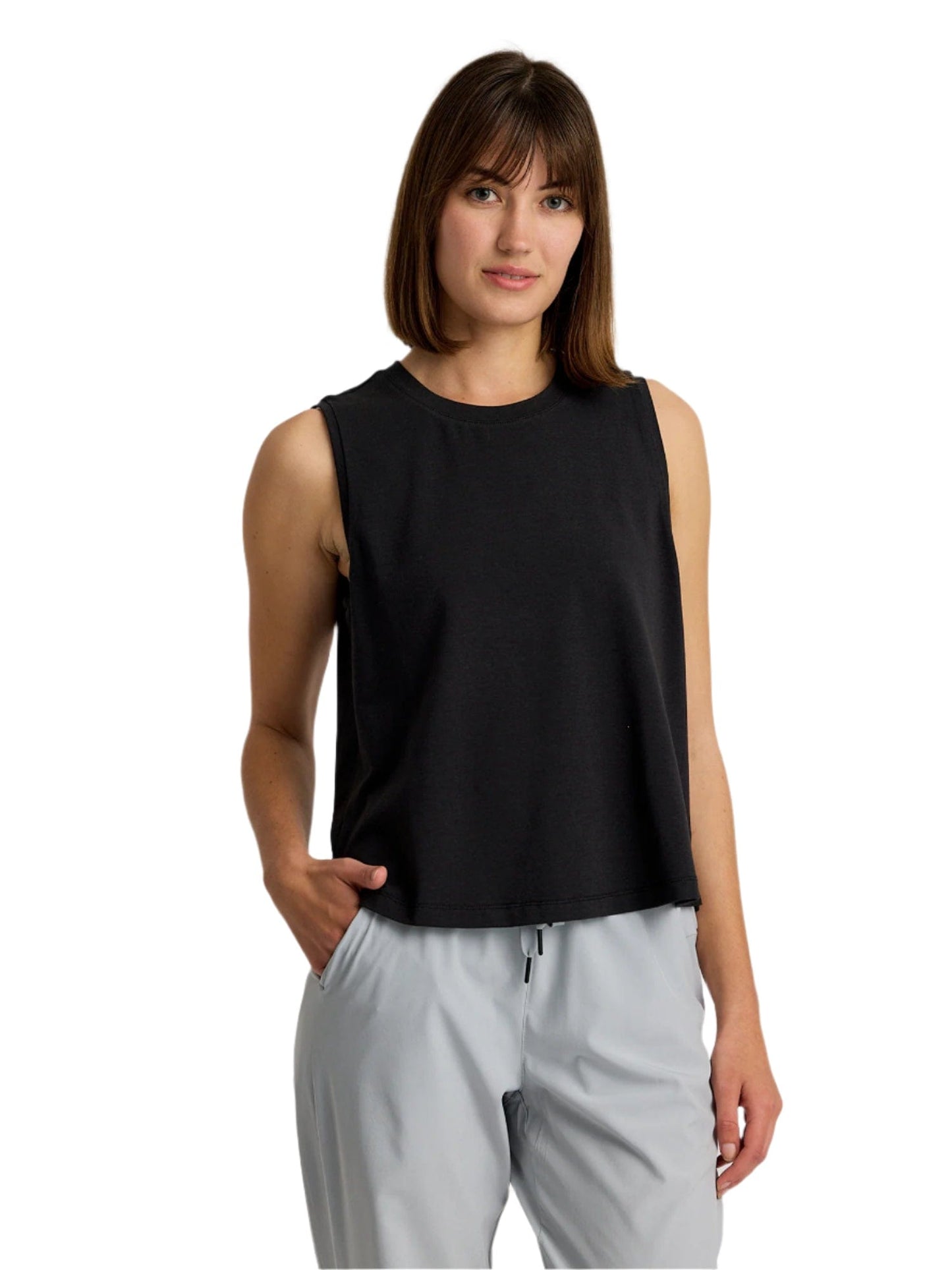 Free Fly T-Shirts XS / Black Free Fly - Women's Bamboo Current Tank