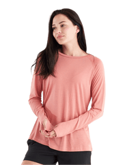 Free Fly T-shirts XS / Bright Clay Free Fly - Women's Bamboo Lightweight Long Sleeve II