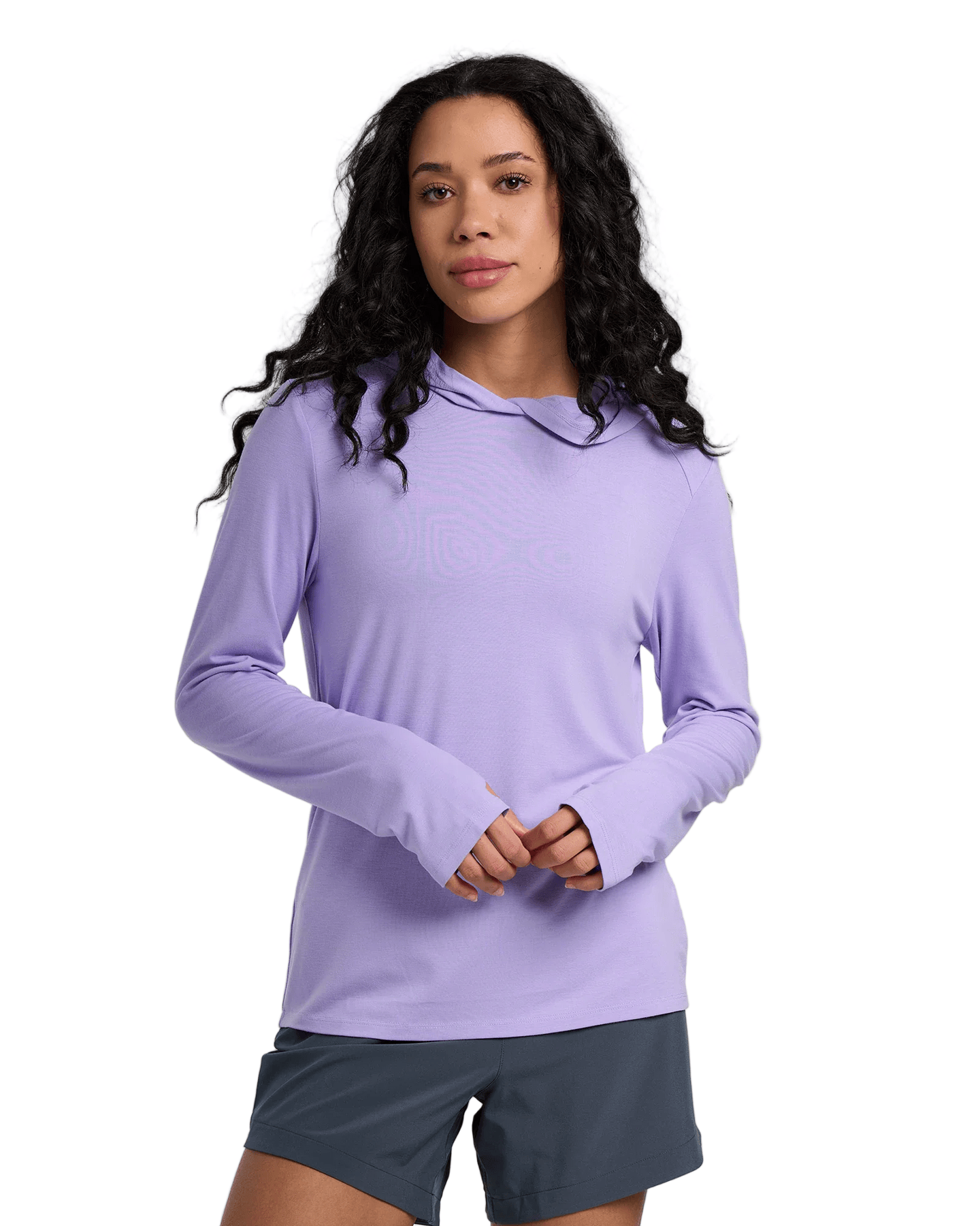 Free Fly T-Shirts XS / Bright Lavender Free Fly - Women's Bamboo Shade Hoodie II