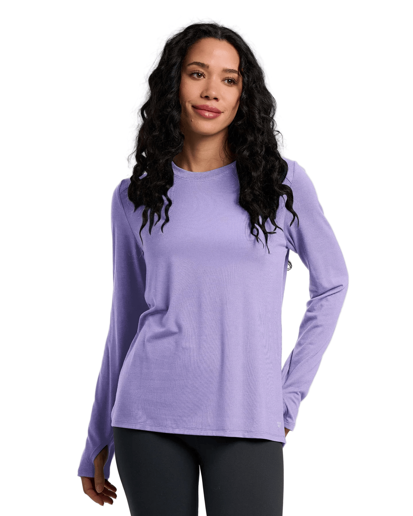 Free Fly T-Shirts XS / Bright Lavender Free Fly - Women's Bamboo Shade Long Sleeve II