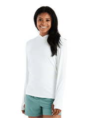 Free Fly T-shirts XS / Bright White Free Fly - Women's Bamboo Shade Hoodie II