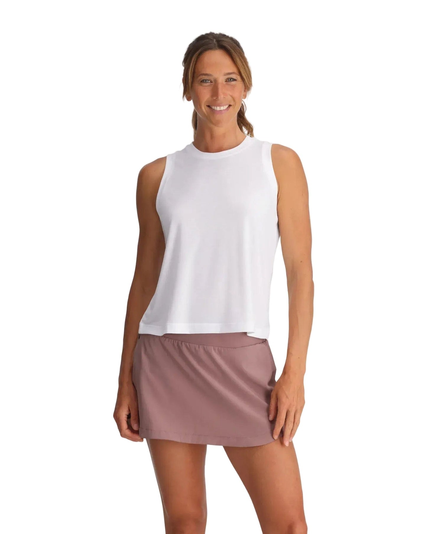 Free Fly T-Shirts XS / Bright White Free Fly - Women's Elevate Lightweight Tank
