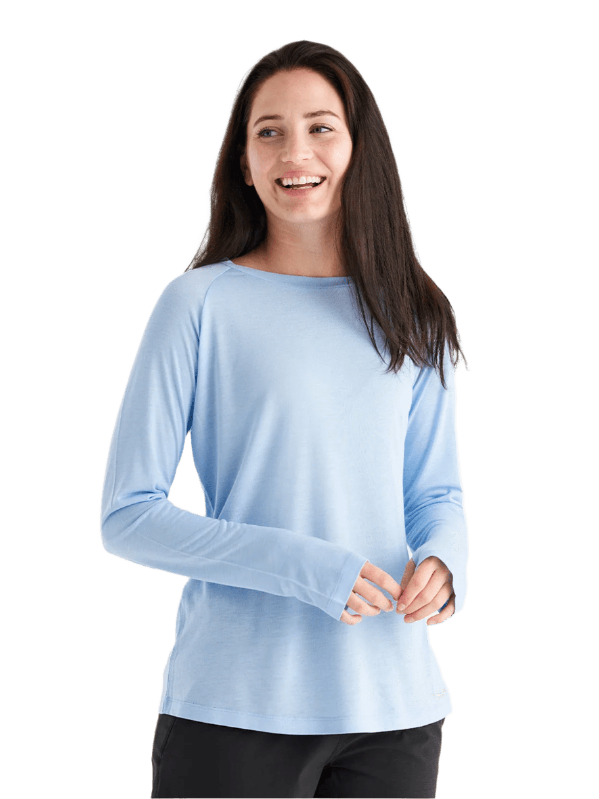 Free Fly T-shirts XS / Clear Sky Free Fly - Women's Bamboo Lightweight Long Sleeve II