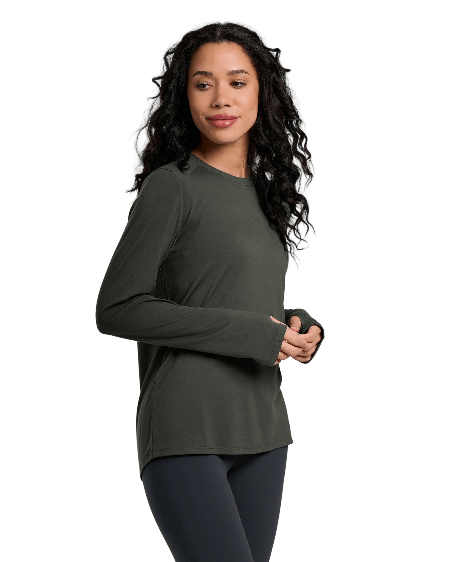 Free Fly T-Shirts XS / Dark Forest Free Fly - Women's Bamboo Shade Long Sleeve II