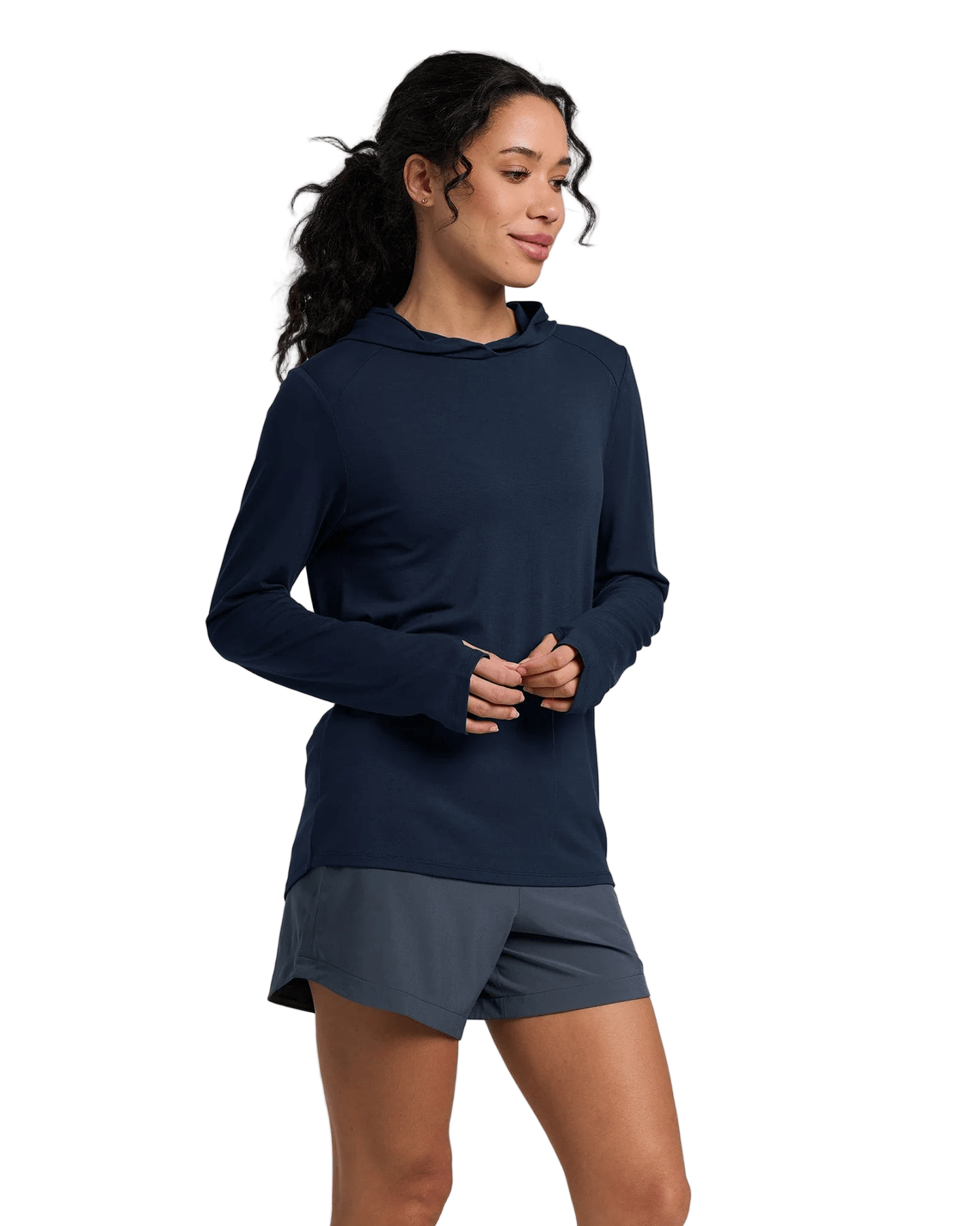 Free Fly T-Shirts XS / Deep Navy Free Fly - Women's Bamboo Shade Hoodie II