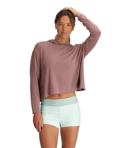 Free Fly T-Shirts XS / Fig Free Fly - Women's Bamboo Shade Crossover Hoodie