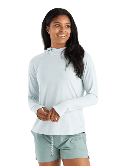 Free Fly T-shirts XS / Heather Bay Blue Free Fly - Women's Elevate Hoodie