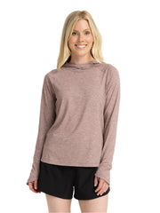 Free Fly T-Shirts XS / Heather Fig Free Fly - Women's Elevate Hoodie