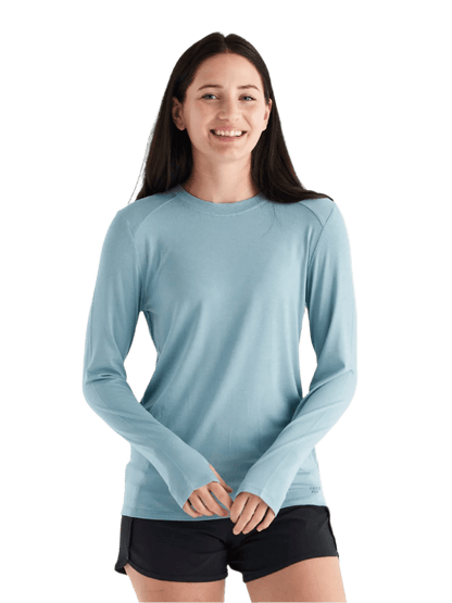 Free Fly T-shirts XS / Ocean Mist Free Fly - Women's Bamboo Shade Long Sleeve II