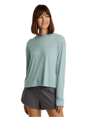 Free Fly T-shirts XS / Ocean Mist Free Fly - Women's Elevate Lightweight Hoodie