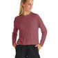 Free Fly T-Shirts XS / Plum Free Fly - Women's Bamboo Shade Crossover Long Sleeve