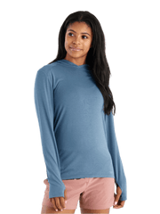 Free Fly T-shirts XS / Slate Blue Free Fly - Women's Bamboo Shade Hoodie II