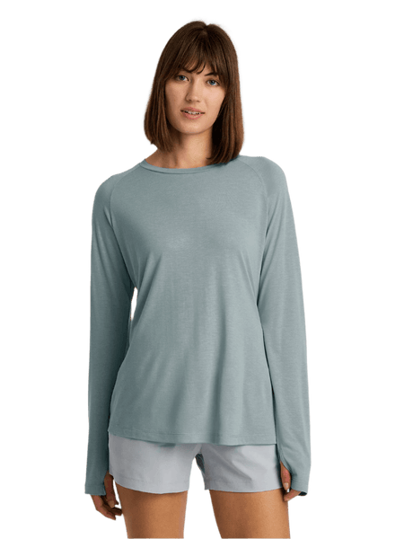 Free Fly T-shirts XS / Slate Free Fly - Women's Bamboo Lightweight Long Sleeve II