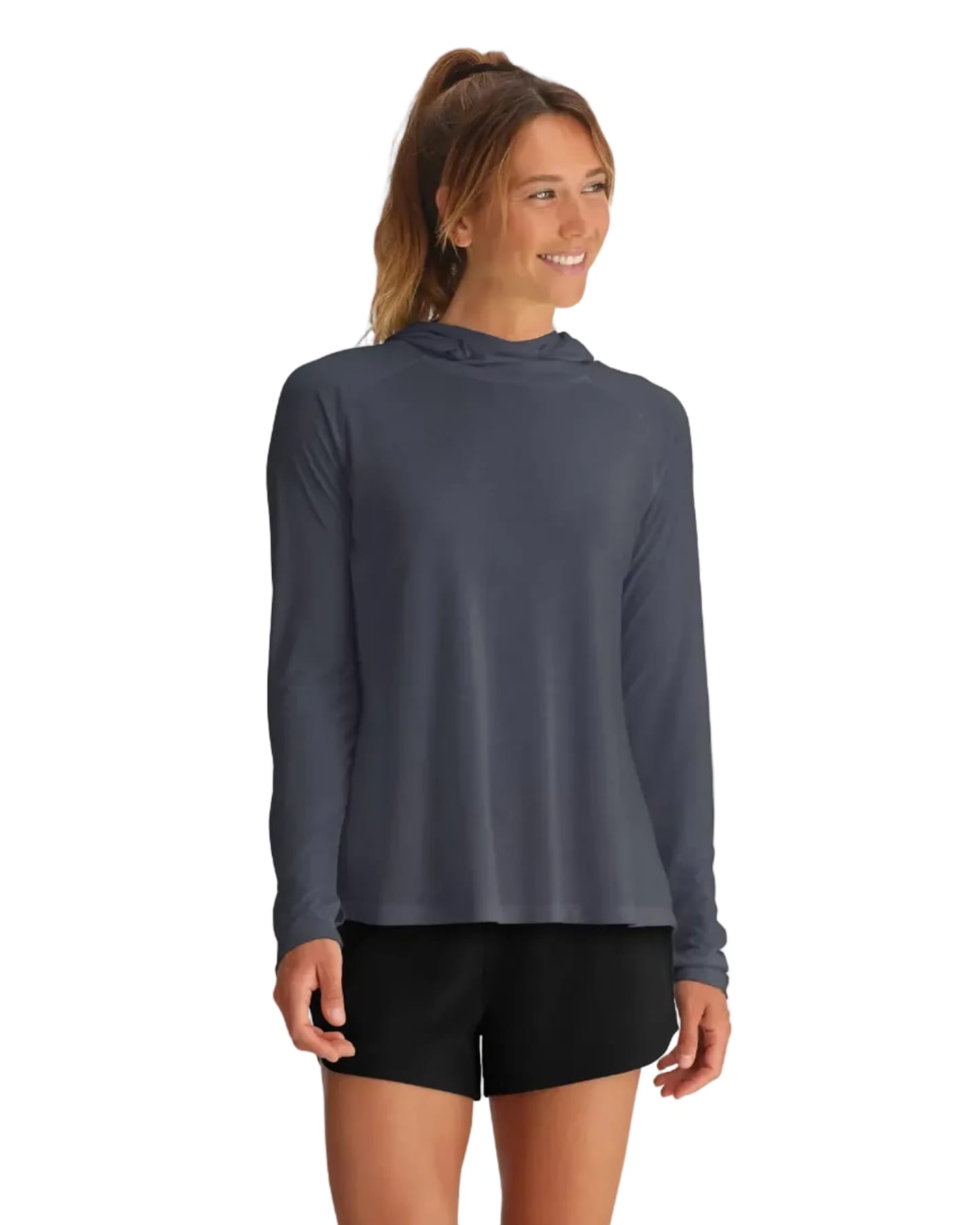 Free Fly T-Shirts XS / Storm Cloud Free Fly - Women's Bamboo Lightweight Hoodie II