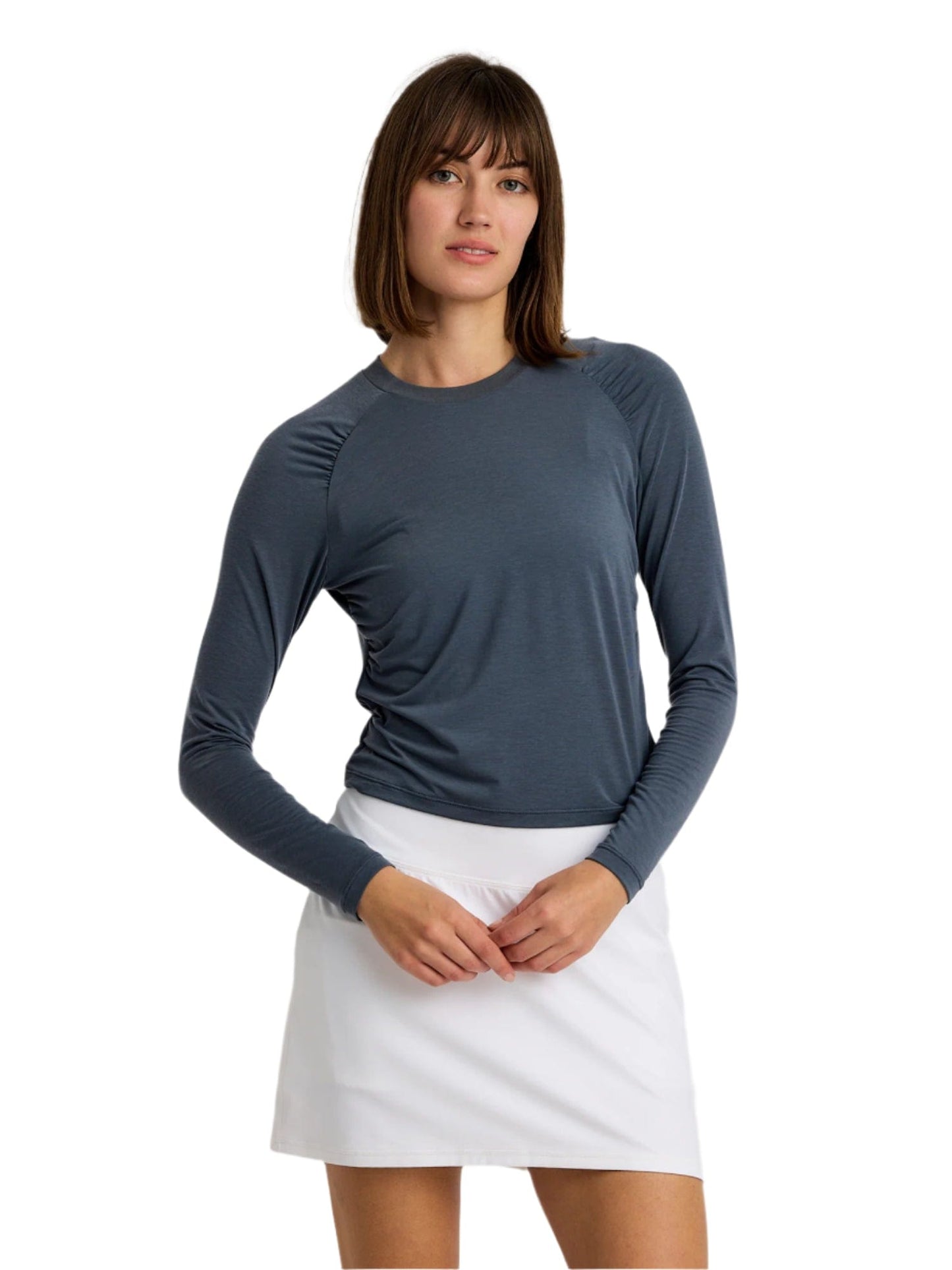 Free Fly T-Shirts XS / Storm Cloud Free Fly - Women's Elevate Lightweight Fitted Long Sleeve